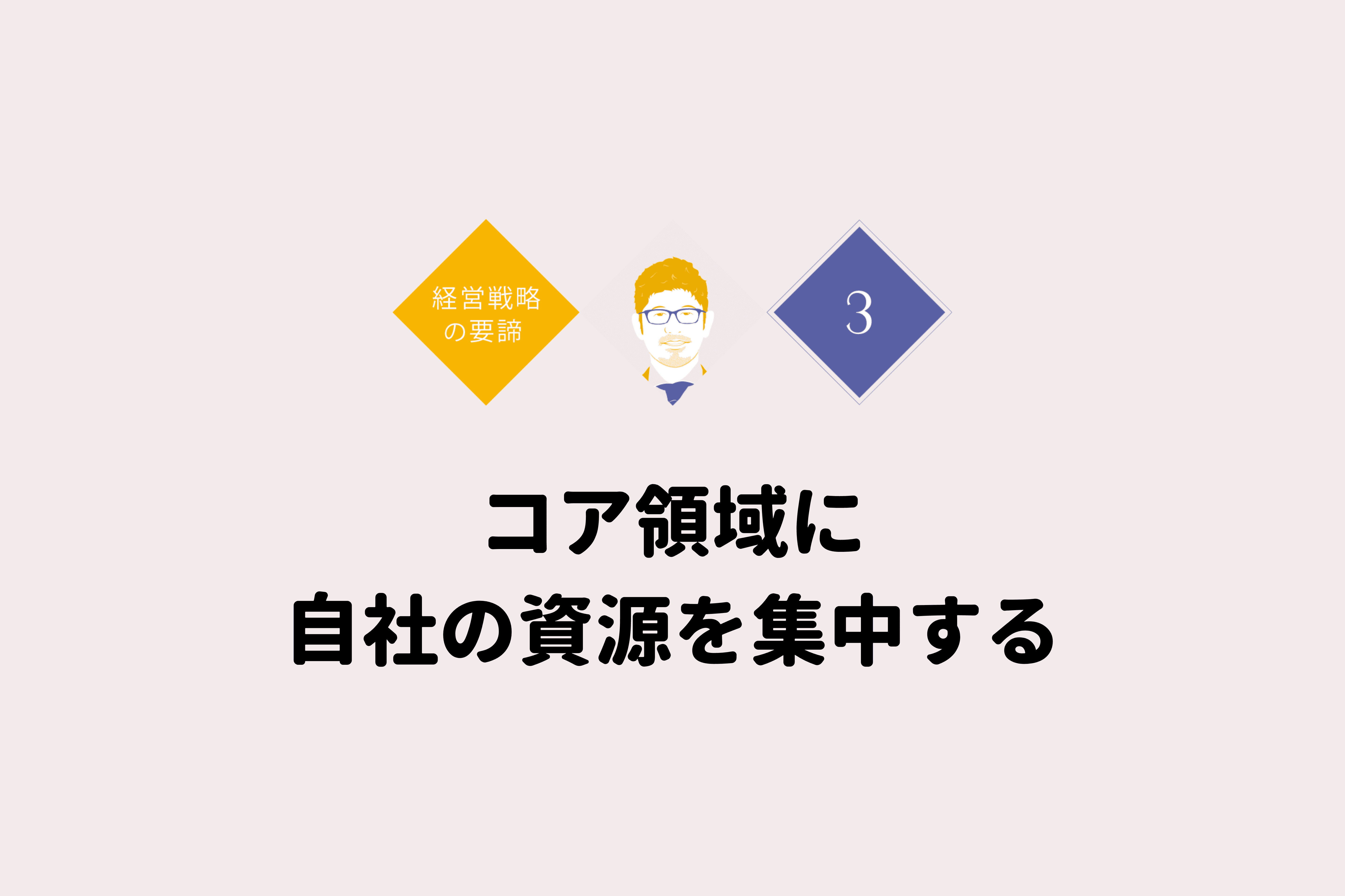 成長する企業を創る 経営戦略の要諦 コア領域に自社の資源を集中する ソウルドアウト